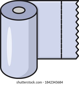 tissue vector colour line icon 