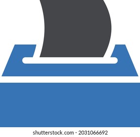 tissue vector glyph color icon
