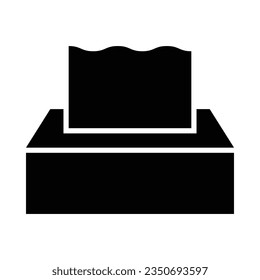 Tissue Vector Glyph Icon For Personal And Commercial Use.
