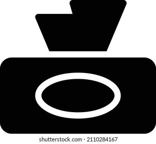 tissue Vector illustration on a transparent background. Premium quality symbols. Glyphs  vector icon for concept and graphic design.