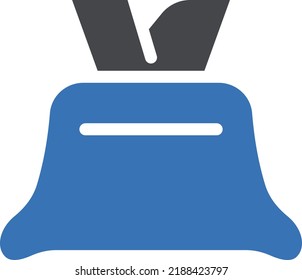 tissue Vector illustration on a transparent background. Premium quality symmbols. Glyphs vector icons for concept and graphic design. 
