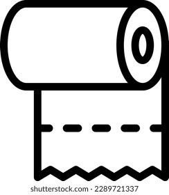 tissue  Vector illustration on a transparent background. Premium quality symmbols. Thin line vector icons for concept and graphic design.