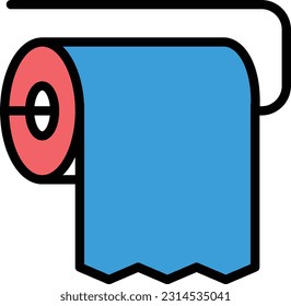 ilustración del vector tisular en un fondo transparente. Símbolos de calidad superior. Iconos vectoriales de color de línea para el concepto y el diseño gráfico.