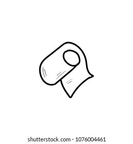 tissues doodle vector icon