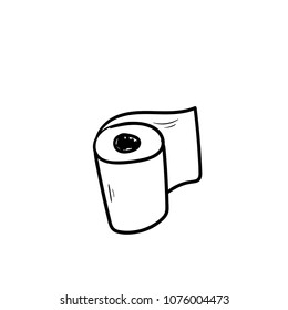 tissues doodle vector icon