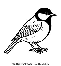 tit vector realistic line icon on white background
Vector line icon animal, wildlife