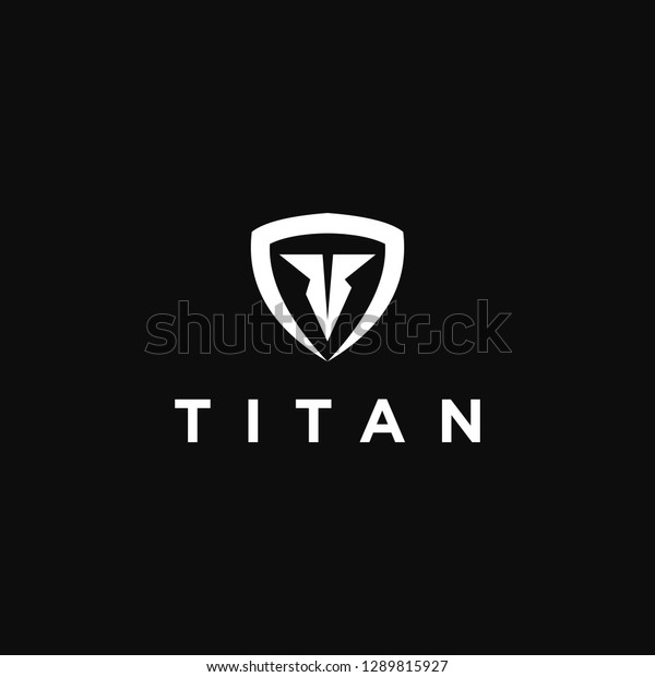 Titan Helmet Abstract Logo Concept Stock Vector (Royalty Free) 1289815927