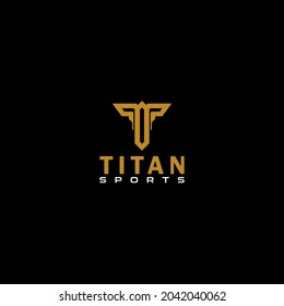 Titan logo simple and clean