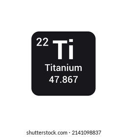 Titanium chemical element periodic table