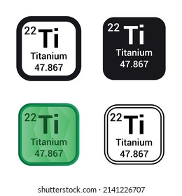 Titanium chemical element periodic table