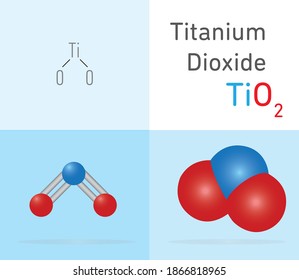 Titanium Dioxide Tio2 Gas Molecule Two: เวกเตอร์สต็อก (ปลอดค่าลิขสิทธิ์ ...