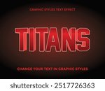 TITANS SUPERHERO LOGO TEXT EFFECT