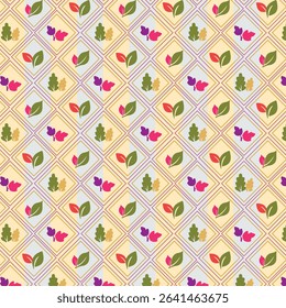 Title: Abstract shameless pattern flower simple geometric vector seamless pattern with line texture on white background. Light modern simple wallpaper, bright tile backdrop, monochrome graphic element