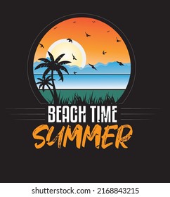 Título: Hora de playa | camiseta de verano | ánimo festivo, camisetas para hombres y mujeres