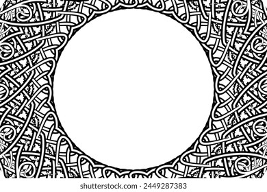 Title	
Black and white caleidoscope gradient flower art pattern of indonesian culture traditional tenun batik ethnic dayak ornament