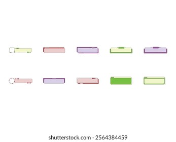 Title Box  Design Element Set