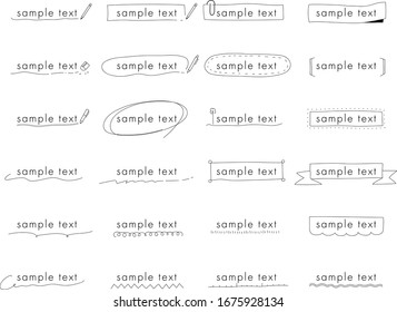 手書き タイトル のイラスト素材 画像 ベクター画像 Shutterstock