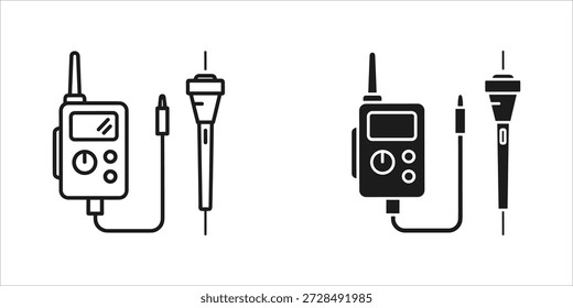 Título: Multímetro digital con sondas para la medición de parámetros eléctricos