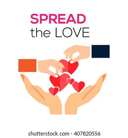 Title Donation and Giving poster Template