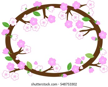 The title frame of the cherry tree.