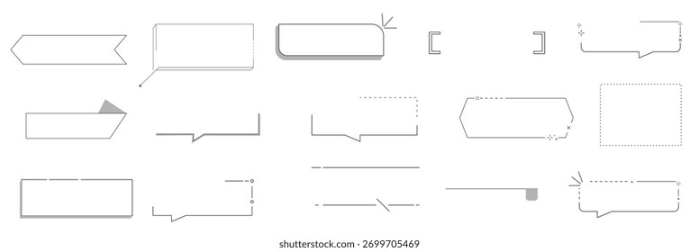 título quadro aspas caixa de texto borda bonito fala de linha simples