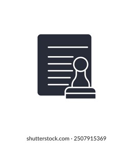 Title Insurance icon vector illustration. Title Insurance symbol isolated on white background