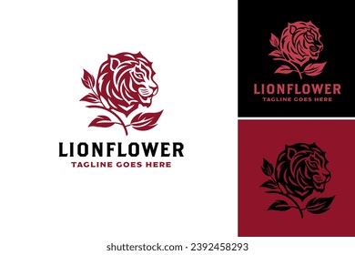 El título "Diseño del logo de una flor de león" sugiere un diseño de logo con una combinación de un león y una flor. Este activo es adecuado para empresas u organizaciones en la naturaleza, conservación o belleza