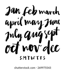 Title of months of the year