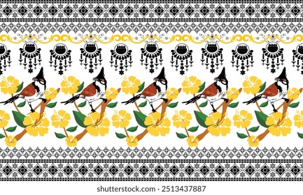 title Motif ethnic ikat seamless 
textile illustration, pink embroidery, print striped 
ornament floral, pattern, design for wrapping, 
silk, scarf, background, textile, carpet, rug, 
texture, hand-dr