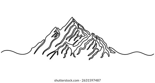 Title	
mountain continuous one line drawing, Mountains landscape view. Continuous one line drawing, Minimalist mountain continuous single line drawing. Continuous one line drawing of mountain range.	
