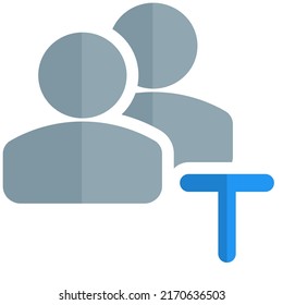title of the new group being edited on a messenger