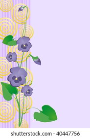 title page floral pattern