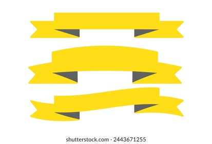 Título	
Cintas negras diferentes formas establecidas. Elemento vectorial para decoración de configuración diferente.Texto banner signo. Elemento de diseño de decoración. Vintages bandera símbolo de icono colorido aislado en la espalda blanca