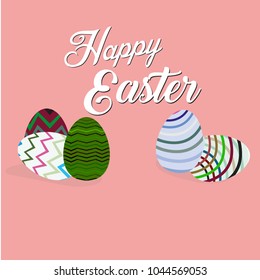 title saying Unbelievable Easter. Pascoa Easter Logotype. Colorful Eggs Composition. Packed Chocolate Eggs. Brazilian Easter Design