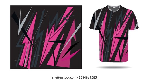 Title sublimation jersey shirt design vector template background grunge brush halftone red black splash splatter paint steel texture