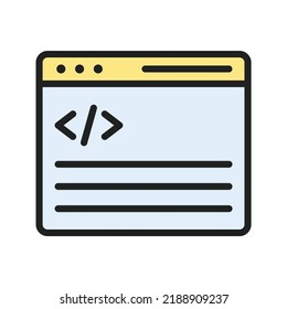 Title Tag icon vector image. Can also be used for Physical Fitness. Suitable for mobile apps, web apps and print media.