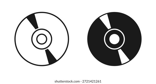 Título: Dos discos compactos en blanco y negro con fondos transparentes
