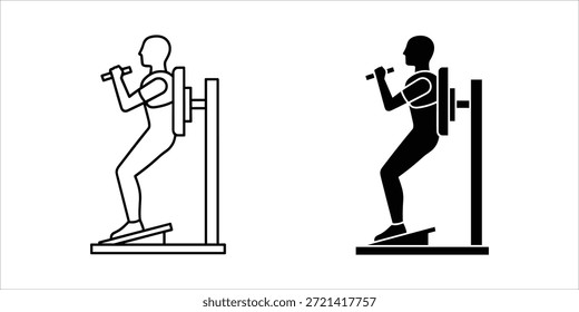 Título: Duas pessoas realizando um último exercício pulldown em uma máquina de ginástica em um minimalista preto e