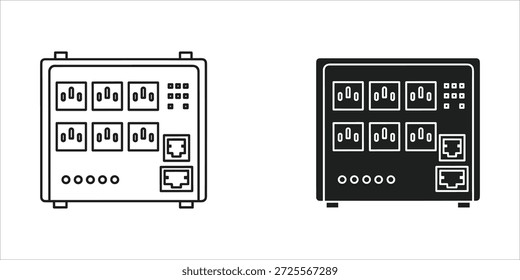 Title: USB Hub with Multiple Ports and Ethernet Connection in Black and White Versions