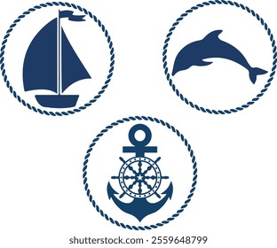 Title	
vector helm, anchor illustration design