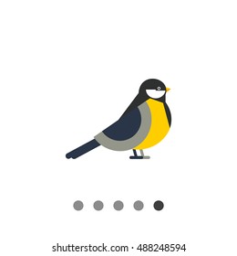 Titmouse flat icon