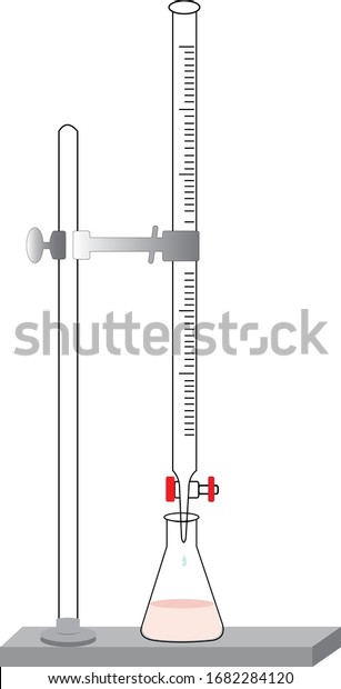 Titration Known Titrimetry Volumetric Analysis Stock Vector (Royalty ...