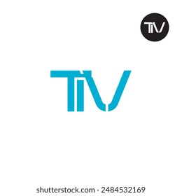 TIV Logo Letter Monogram Design