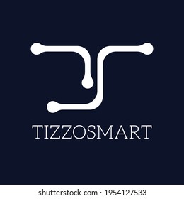 Tizzosmart Creative Minimalist Logo Design