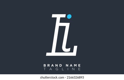 TJ Alphabet Buchstaben Initial Monogram Logo JT, T und J