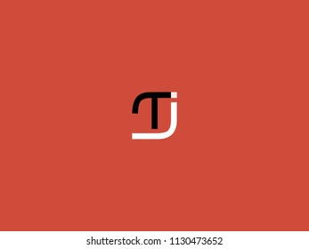 TJ ALPHABET LOGO FOR TO USE AS INTIALS