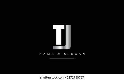 TJ, JT, T, J abstract letters logo monogram