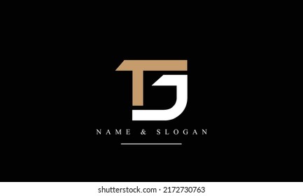 Tj Jt T J Abstract Letters Stock Vector (Royalty Free) 2172730763 ...