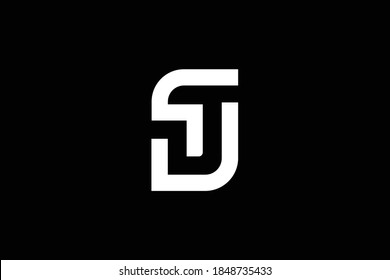 TJ letter logo design on luxury background. JT monogram initials letter logo concept. TJ icon design. JT elegant and Professional white color letter icon design on black background. T J JT TJ