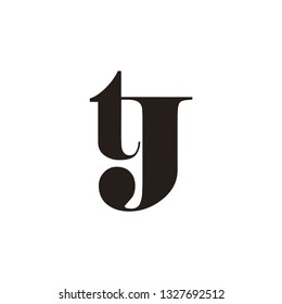tj letter vector logo